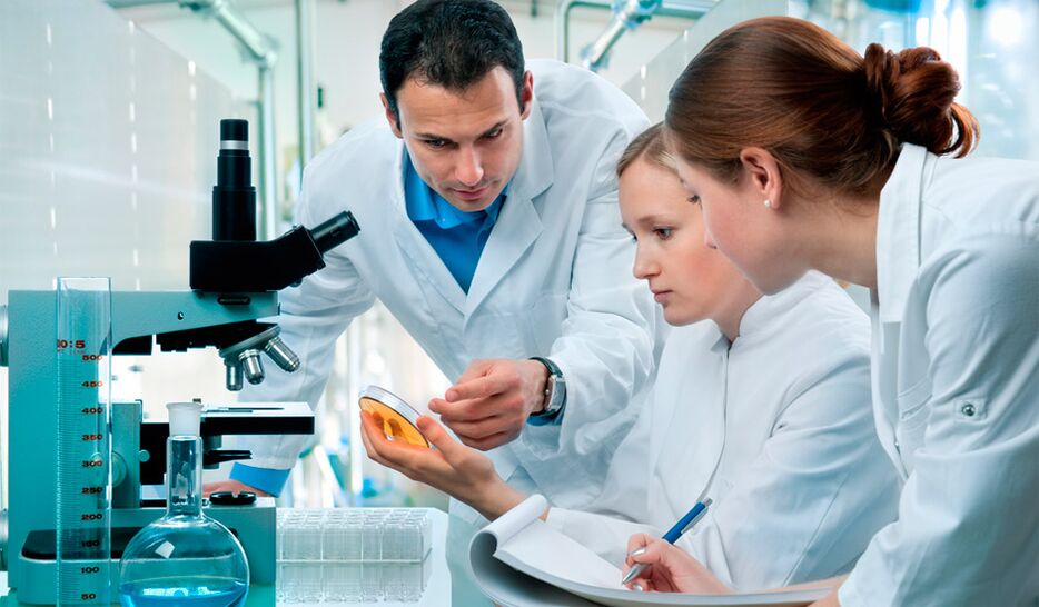 parasitoen presentzia gorputzean diagnostikoa